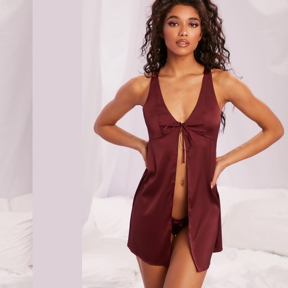 V DAY LINGERIE TOP - BLACK - Picture 3 of 3